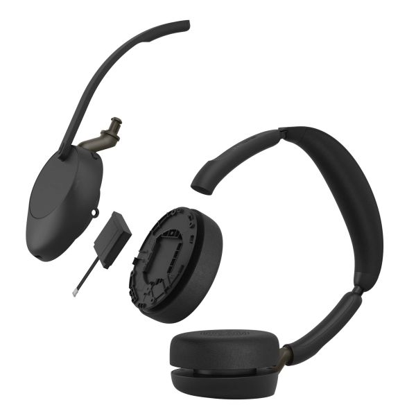 Jabra Evolve3 65 Headset Draadloos Hoofdband Kantoor/callcenter USB Type-A Bluetooth Zwart (36599-989-989)