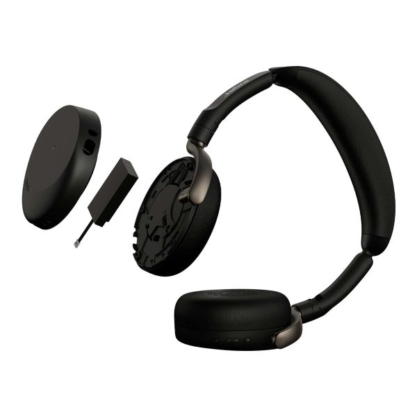 Jabra Evolve3 65 Flex Headset Draadloos Hoofdband Kantoor/callcenter USB Type-C Bluetooth Zwart (36699-989-899)