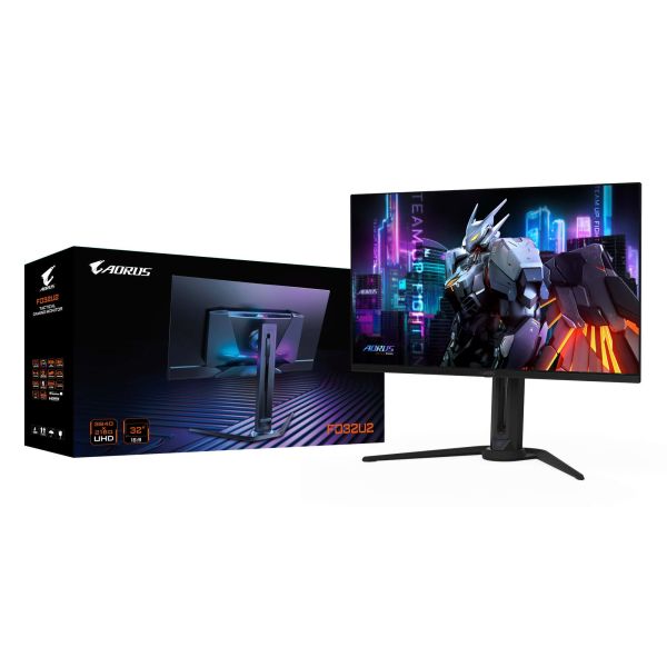 GIGABYTE AORUS FO32U2 computer monitor 80 cm (31.5") 3840 x 2160 Pixels 4K Ultra HD OLED Zwart (AORUS FO32U2 EK)