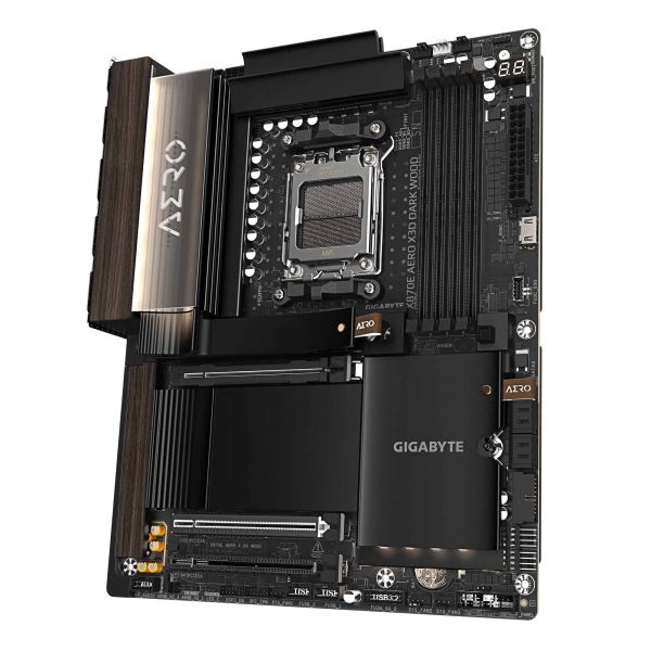 GIGABYTE X870E AERO X3D DARK WOOD AMD X870E Socket AM5 ATX (X870E AERO X3D DARK WOOD) GIGABYTE X870E AERO X3D DARK WOOD AMD X870E Socket AM5 ATX (X870E AERO X3D DARK WOOD)