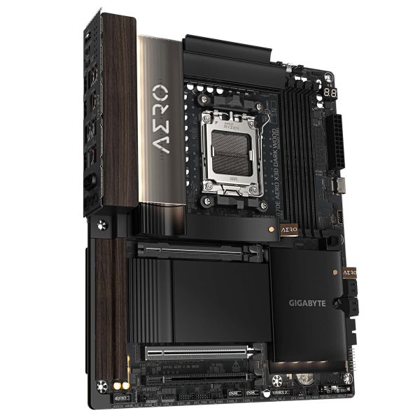 GIGABYTE X870E AERO X3D DARK WOOD AMD X870E Socket AM5 ATX (X870E AERO X3D DARK WOOD) GIGABYTE X870E AERO X3D DARK WOOD AMD X870E Socket AM5 ATX (X870E AERO X3D DARK WOOD)