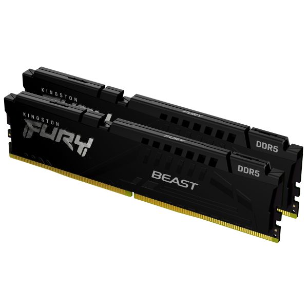 Kingston Technology FURY Beast 64GB 5200MT/s DDR5 CL36 DIMM (set van 2) Black EXPO (KF552C36BBEK2-64)