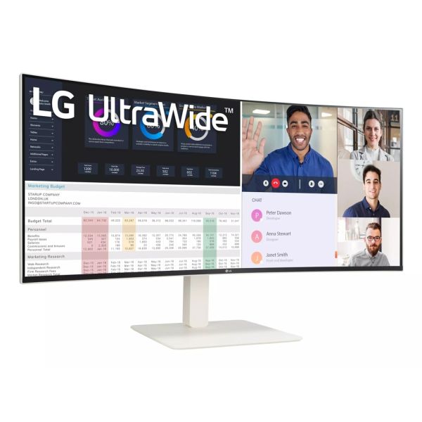 LG 38WR85QC-W computer monitor 96,5 cm (38") 3840 x 1600 Pixels UltraWide Quad HD LCD Wit (38WR85QC-W.AEU) LG 38WR85QC-W computer monitor 96,5 cm (38") 3840 x 1600 Pixels UltraWide Quad HD LCD Wit (38WR85QC-W.AEU)