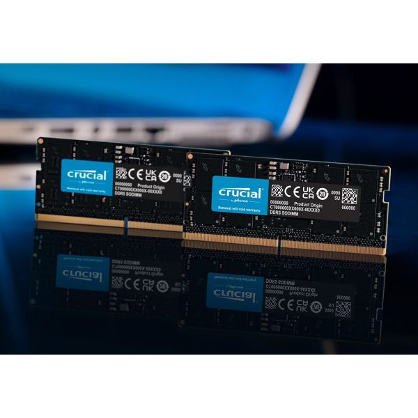 Crucial 32GB DDR5 4800 SO-DIMM CL40 (CT32G48C40S5T)