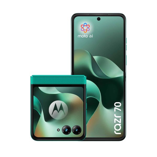 Motorola razr 70 17,5 cm (6.9") Dual SIM Android 16.0 5G USB Type-C 8 GB 256 GB 4800 mAh Donkergroen (PBB60004SE)