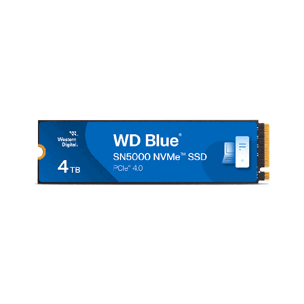 WD Blue SN5000 4TB SSD PCIe 4.0 NVMe (WDS400T4B0E-00BKY0)
