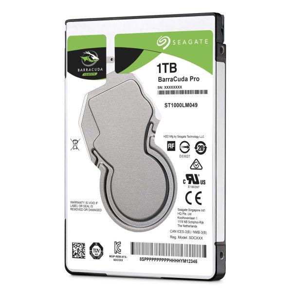 Seagate Barracuda Pro interne harde schijf 1 TB 7200 RPM 128 MB 2.5" SATA III (ST1000LM049) Seagate Barracuda Pro interne harde schijf 1 TB 7200 RPM 128 MB 2.5" SATA III (ST1000LM049)