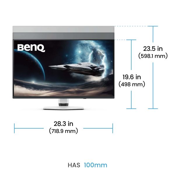 BenQ EX321UZ computer monitor 80 cm (31.5") 3840 x 2160 Pixels 4K Ultra HD OLED Wit (9H.LP4LA.TBE) BenQ EX321UZ computer monitor 80 cm (31.5") 3840 x 2160 Pixels 4K Ultra HD OLED Wit (9H.LP4LA.TBE)