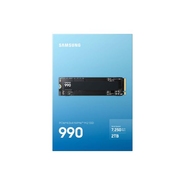 Samsung 990 PCIe 4.0 x4 NVMe™ M.2 SSD 2TB (MZ-V9V2T0BW) Samsung 990 PCIe 4.0 x4 NVMe™ M.2 SSD 2TB (MZ-V9V2T0BW)