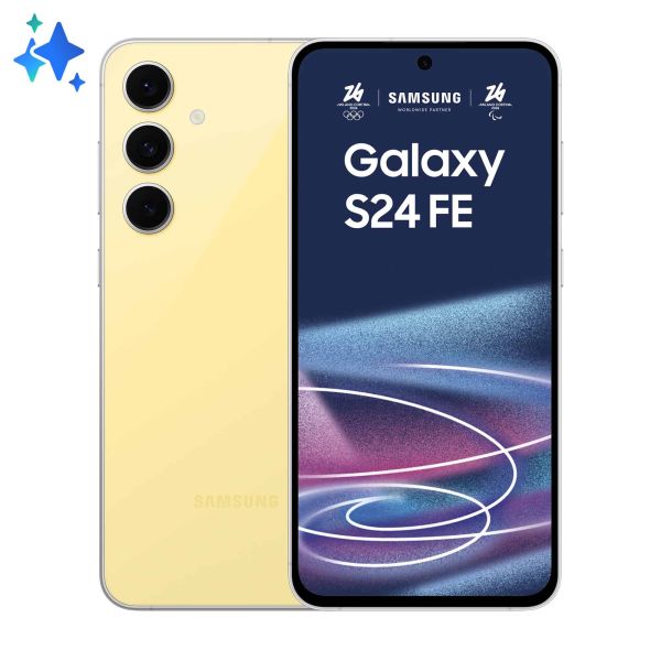 Samsung Galaxy S24 FE 17 cm (6.7") Dual SIM Android 14 5G USB Type-C 8 GB 128 GB 4700 mAh Geel (SM-S721BZYDEUE)