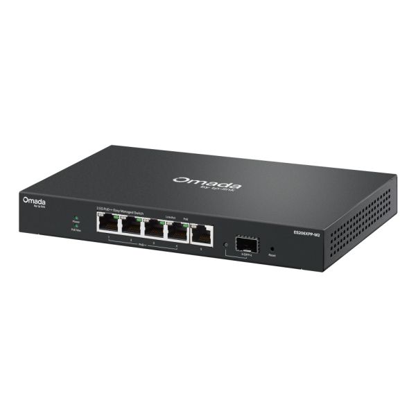 TP-Link ES206XPP-M2 netwerk-switch Managed L2 2.5G Ethernet (100/1000/2500) Power over Ethernet (PoE) Bureaublad-/wandmontage Zwart (ES206XPP-M2(UN))