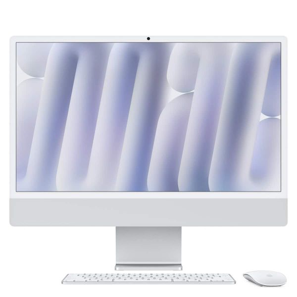 Apple iMac Silber CZ1E2-0001010 - 61cm(24‘‘) M4 8?Core CPU, 8?Core GPU, 16GB RAM, 256GB SSD, Standardglas, Magic Keyboard Touch- (CZ1E2-0001010)