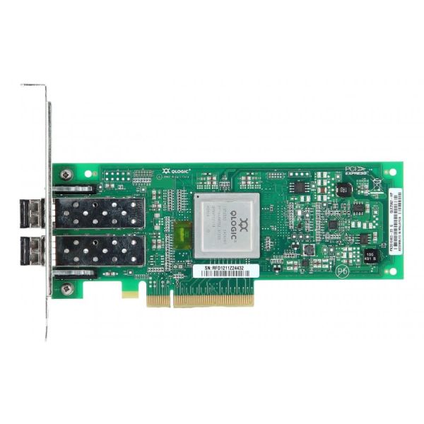 HP 82Q 8Gb Dual Port PCI-E FC HBA met High Profile Bracket (AH401A-HP)