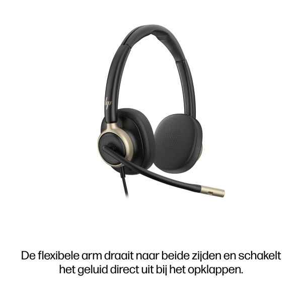 HP Poly Mission 825 Stereo USB Wired Headset (C01FCAA) HP Poly Mission 825 Stereo USB Wired Headset