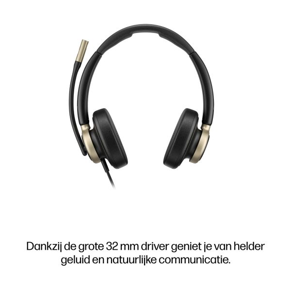 HP Poly Mission 825 Stereo USB Wired Headset (C01FCAA) HP Poly Mission 825 Stereo USB Wired Headset