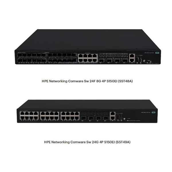 HPE Networking Comware Switch 24x SFP 1G 8-poort (S5T48A)