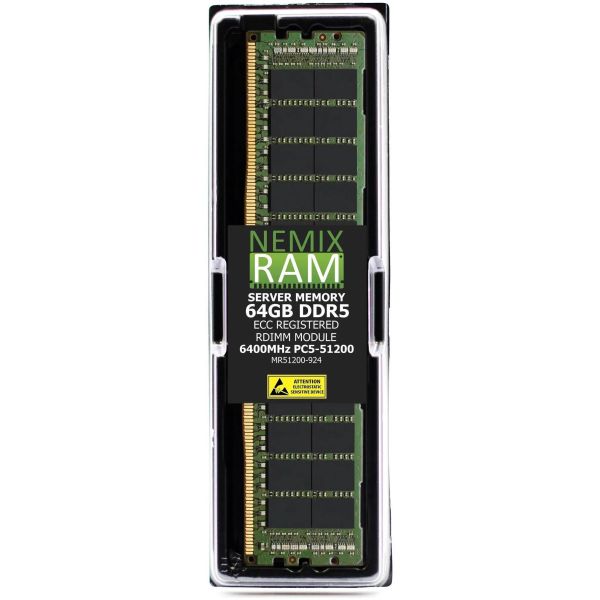 Micron DDR5 RDIMM 96GB 2Rx4 6400MHz CL52 (MTC40F204WS1RC64BC1R)