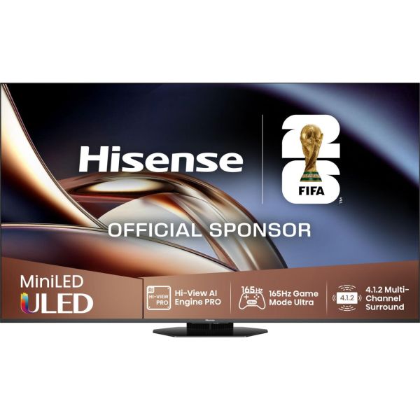 Hisense 55U8Q 139,7 cm (55") 4K Ultra HD Smart TV Wifi Zwart 700 cd/m² (55U8Q)