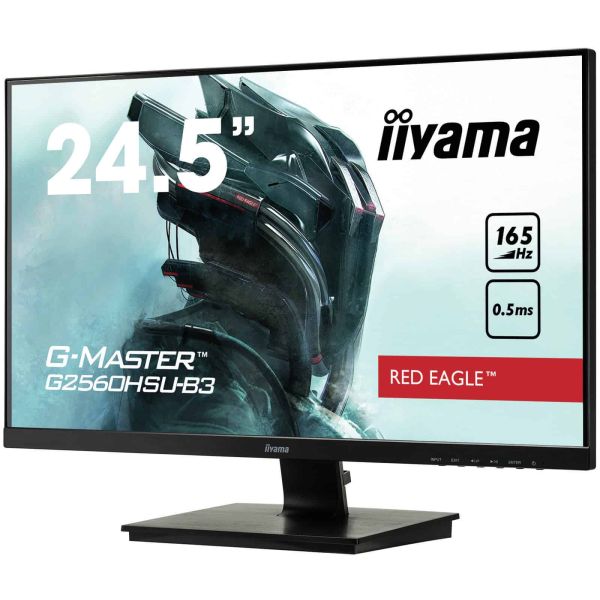 iiyama G-MASTER G2560HSU-B3 computer monitor 62,2 cm (24.5") 1920 x 1080 Pixels Full HD LED Zwart (G2560HSU-B3) iiyama G-MASTER G2560HSU-B3 computer monitor 62,2 cm (24.5") 1920 x 1080 Pixels Full HD LED Zwart (G2560HSU-B3)