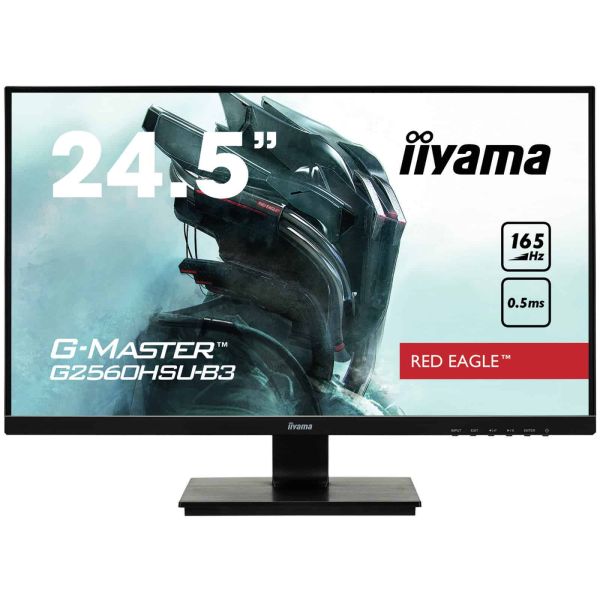 iiyama G-MASTER G2560HSU-B3 computer monitor 62,2 cm (24.5") 1920 x 1080 Pixels Full HD LED Zwart (G2560HSU-B3)