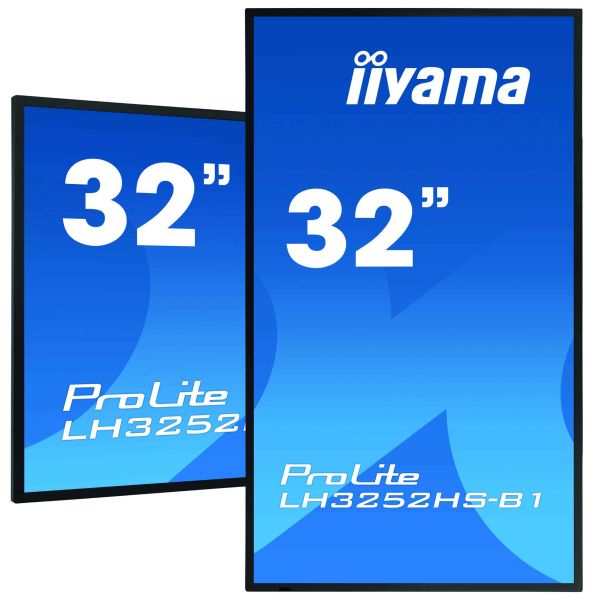 iiyama LH3252HS-B1 beeldkrant Digitale signage flatscreen 80 cm (31.5") IPS 400 cd/m² Full HD Zwart Type processor Android 8.0 (LH3252HS-B1) iiyama LH3252HS-B1 beeldkrant Digitale signage flatscreen 80 cm (31.5") IPS 400 cd/m² Full HD Zwart Type processor Android 8.0 (LH3252HS-B1)