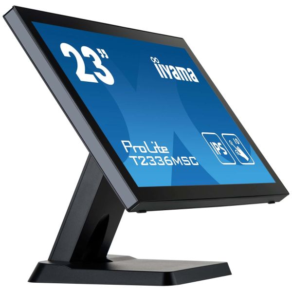 iiyama ProLite T2336MSC-B3 computer monitor 58,4 cm (23") 1920 x 1080 Pixels Full HD LED Touchscreen Zwart (T2336MSC-B3) iiyama ProLite T2336MSC-B3 computer monitor 58,4 cm (23") 1920 x 1080 Pixels Full HD LED Touchscreen Zwart (T2336MSC-B3)