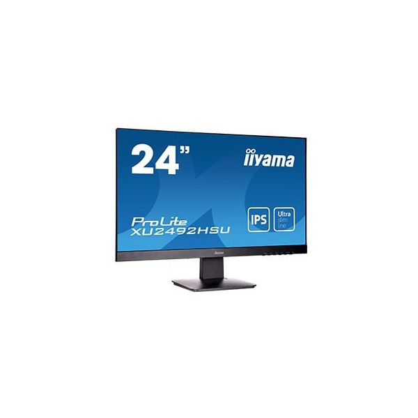 iiyama ProLite XU2492HSU computer monitor 60,5 cm (23.8") 1920 x 1080 Pixels Full HD LED Zwart (XU2492HSU-B1) iiyama ProLite XU2492HSU computer monitor 60,5 cm (23.8") 1920 x 1080 Pixels Full HD LED Zwart (XU2492HSU-B1)
