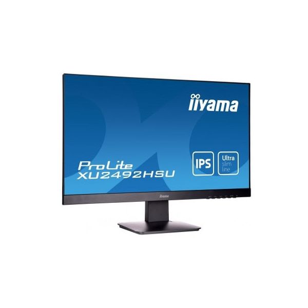 iiyama ProLite XU2492HSU computer monitor 60,5 cm (23.8") 1920 x 1080 Pixels Full HD LED Zwart (XU2492HSU-B1) iiyama ProLite XU2492HSU computer monitor 60,5 cm (23.8") 1920 x 1080 Pixels Full HD LED Zwart (XU2492HSU-B1)