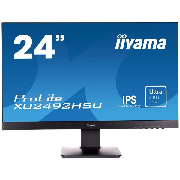 iiyama ProLite XU2492HSU computer monitor 60,5 cm (23.8") 1920 x 1080 Pixels Full HD LED Zwart (XU2492HSU-B1)