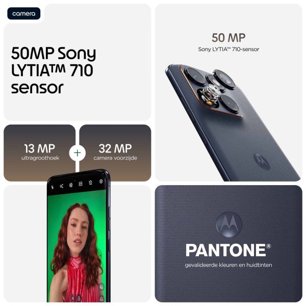Motorola edge 70 fusion 17,2 cm (6.78") Dual SIM Android 16.0 5G USB Type-C 8 GB 256 GB 7000 mAh Zwart (PBBE0002SE)