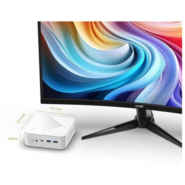 Acer Revo RB102 Mini PC i3-1305U 16GB 512GB SSD Wit W11H (DT.BMBEG.008)