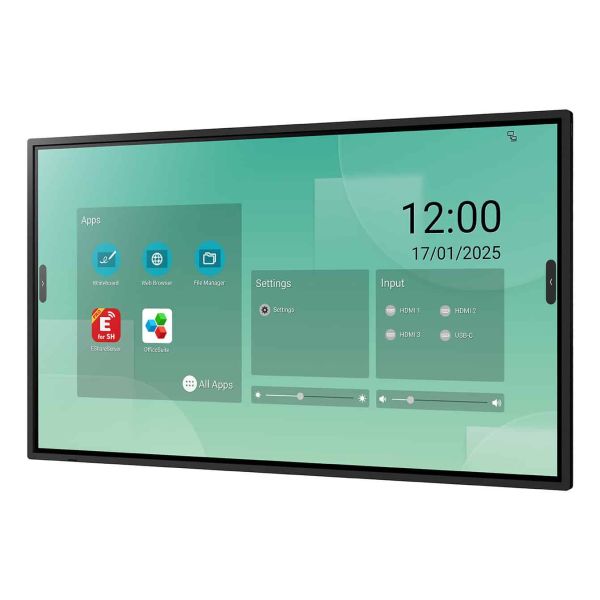 Sharp LM551 Interactief flatscreen 139,7 cm (55") LED Wifi 500 cd/m² 4K Ultra HD Zwart Touchscreen Type processor Android 14 18/7 (60006142) Sharp LM551 Interactief flatscreen 139,7 cm (55") LED Wifi 500 cd/m² 4K Ultra HD Zwart Touchscreen Type processor Android 14 18/7 (60006142)
