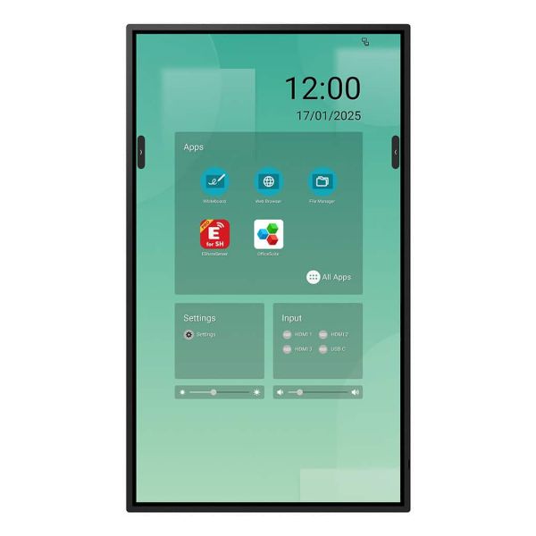 Sharp LM551 Interactief flatscreen 139,7 cm (55") LED Wifi 500 cd/m² 4K Ultra HD Zwart Touchscreen Type processor Android 14 18/7 (60006142) Sharp LM551 Interactief flatscreen 139,7 cm (55") LED Wifi 500 cd/m² 4K Ultra HD Zwart Touchscreen Type processor Android 14 18/7 (60006142)