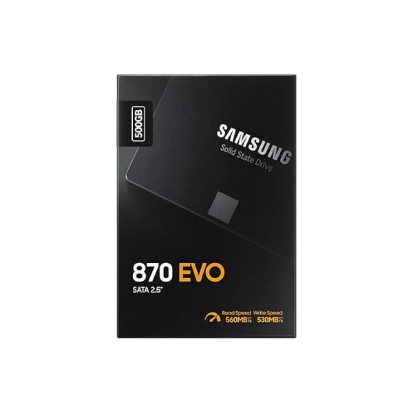 Samsung 870 EVO 500 GB 2.5" SATA III V-NAND MLC (MZ-77E500BW) Samsung 870 EVO 500 GB 2.5" SATA III V-NAND MLC (MZ-77E500BW)