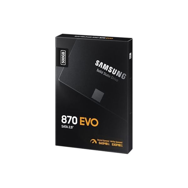 Samsung 870 EVO 500 GB 2.5" SATA III V-NAND MLC (MZ-77E500BW) Samsung 870 EVO 500 GB 2.5" SATA III V-NAND MLC (MZ-77E500BW)