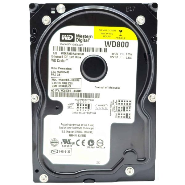 Western Digital WD Gold 8TB SATA Interne Harde Schijf (WD8006FFBX)