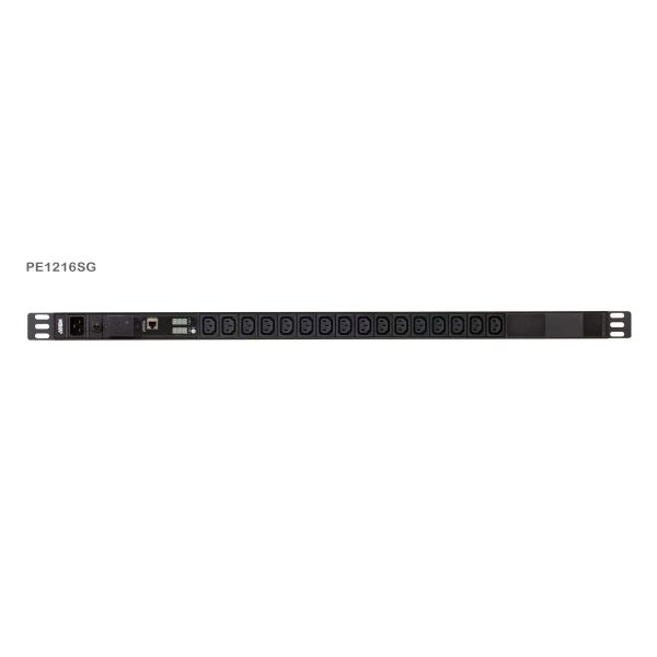 ATEN Basis 0U PDU met meter en piekbescherming (PE1216SG)