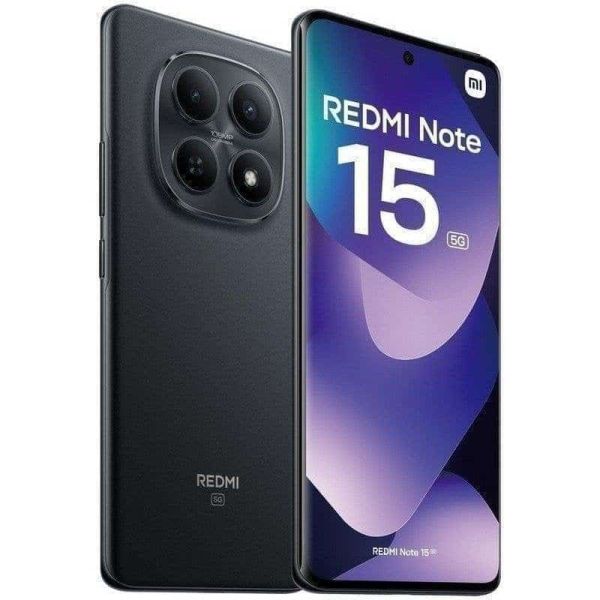 Xiaomi Redmi Note 15 5G Dual Sim 8GB RAM 512GB - Black (860671080172320) (860671080172320)