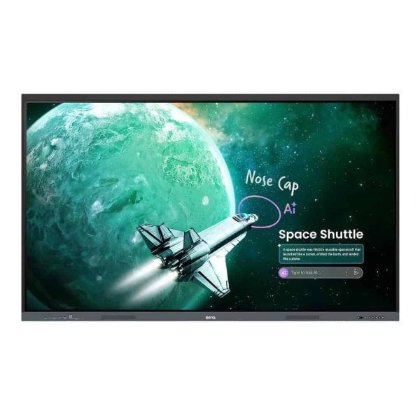 BenQ RE8605E interactief whiteboard 2,18 m (86") 3840 x 2160 Pixels Touchscreen Zwart USB (9H.FD9TK.DE)