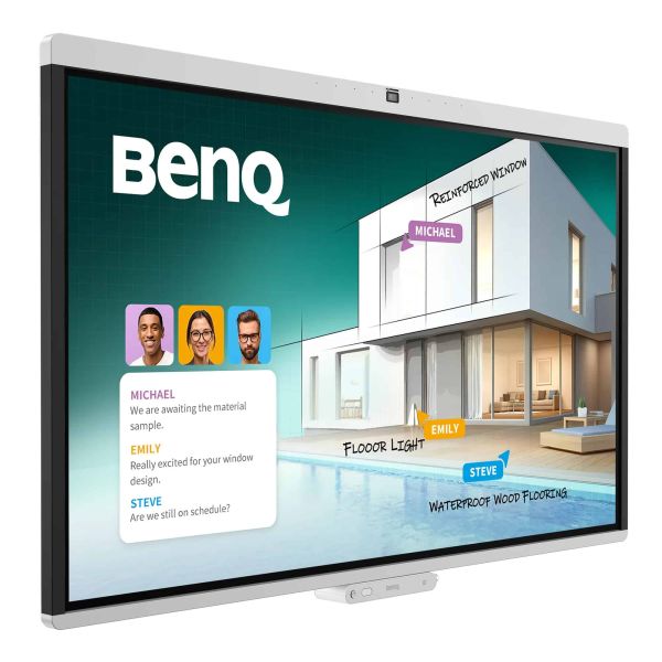 BenQ CM5505 interactief whiteboard 139,7 cm (55") 3840 x 2160 Pixels Touchscreen Wit USB / Bluetooth (9H.P29TB.DE) BenQ CM5505 interactief whiteboard 139,7 cm (55") 3840 x 2160 Pixels Touchscreen Wit USB / Bluetooth (9H.P29TB.DE)