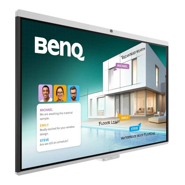 BenQ CM7505 interactief whiteboard 190,5 cm (75") 3840 x 2160 Pixels Touchscreen Wit USB / Bluetooth (9H.P2ATB.DE) BenQ CM7505 interactief whiteboard 190,5 cm (75") 3840 x 2160 Pixels Touchscreen Wit USB / Bluetooth (9H.P2ATB.DE)