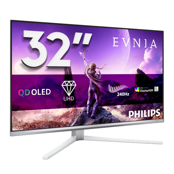 Philips Evnia 8000 32M2N8900P/00 computer monitor 80 cm (31.5") 3840 x 2160 Pixels 4K Ultra HD QD-OLED Wit (32M2N8900P) Philips Evnia 8000 32M2N8900P/00 computer monitor 80 cm (31.5") 3840 x 2160 Pixels 4K Ultra HD QD-OLED Wit (32M2N8900P)