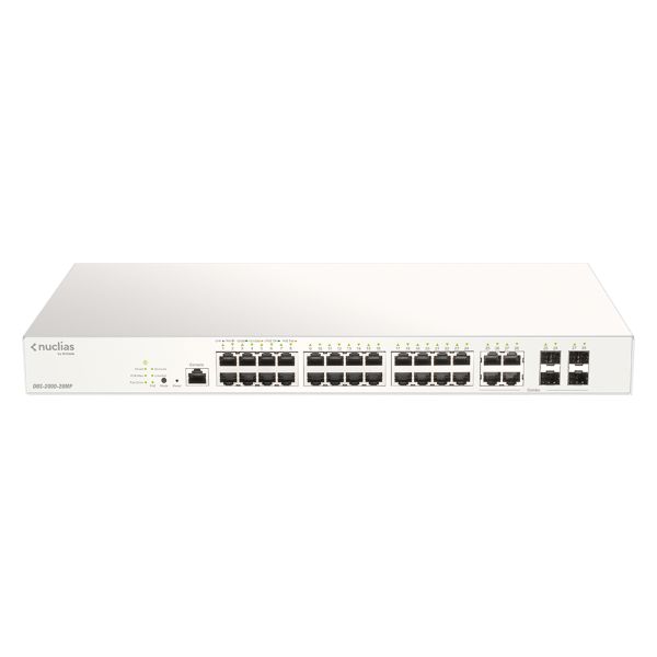 D-Link DBS-2000-28MP netwerk-switch Managed L2 Gigabit Ethernet (10/100/1000) Grijs (DBS-2000-28MP)