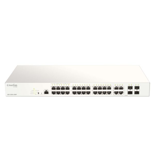 D-Link DBS-2000-28MP netwerk-switch Managed L2 Gigabit Ethernet (10/100/1000) Grijs (DBS-2000-28MP)