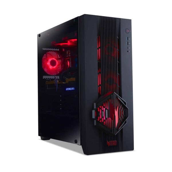 Acer NITRO 70 AMD AMD Ryzen™ 7 9800X3D 32 GB DDR5-SDRAM 1 TB SSD NVIDIA GeForce RTX 5070 Windows 11 Home Tower PC Zwart (DG.E5AEG.009)