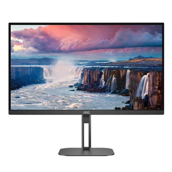 AOC V5 Q27V5N/BK computer monitor 68,6 cm (27") 2560 x 1440 Pixels Quad HD LED Zwart (Q27V5N/BK) AOC V5 Q27V5N/BK computer monitor 68,6 cm (27") 2560 x 1440 Pixels Quad HD LED Zwart (Q27V5N/BK)