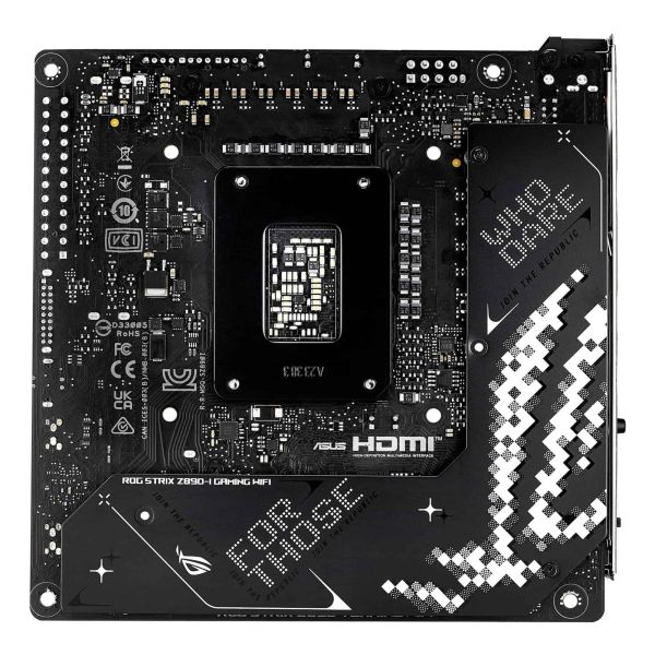ASUS ROG STRIX Z890-I GAMING WIFI Intel Z890 LGA 1851 (Socket V1) mini ITX (90MB1IC0-M0EAY0) ASUS ROG STRIX Z890-I GAMING WIFI Intel Z890 LGA 1851 (Socket V1) mini ITX (90MB1IC0-M0EAY0)