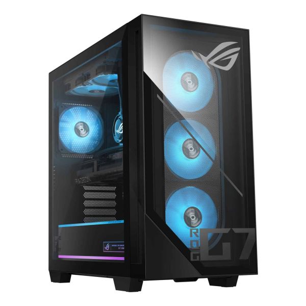 ASUS ROG G700 GM700TZ-R9800X212W AMD Ryzen™ 7 9800X3D 64 GB DDR5-SDRAM 2 TB SSD NVIDIA GeForce RTX 5080 Windows 11 Home Tower PC Zwart (90PF05T1-M01500)