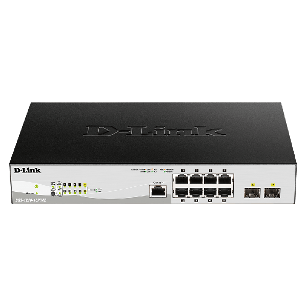 D-Link DGS-1210-10P/ME/E 10-Poort L2 PoE Smart Managed Switch (DGS-1210-10P/ME/E)