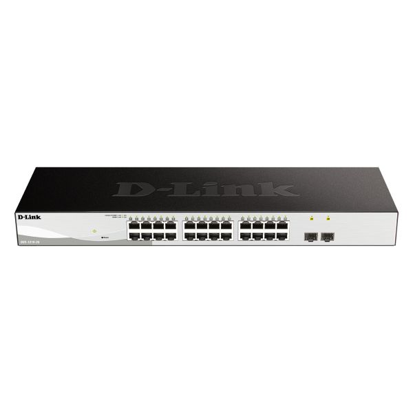 D-Link DGS-1210-26 netwerk-switch Managed L2 Gigabit Ethernet (10/100/1000) 1U Zwart, Grijs (DGS-1210-26/E)